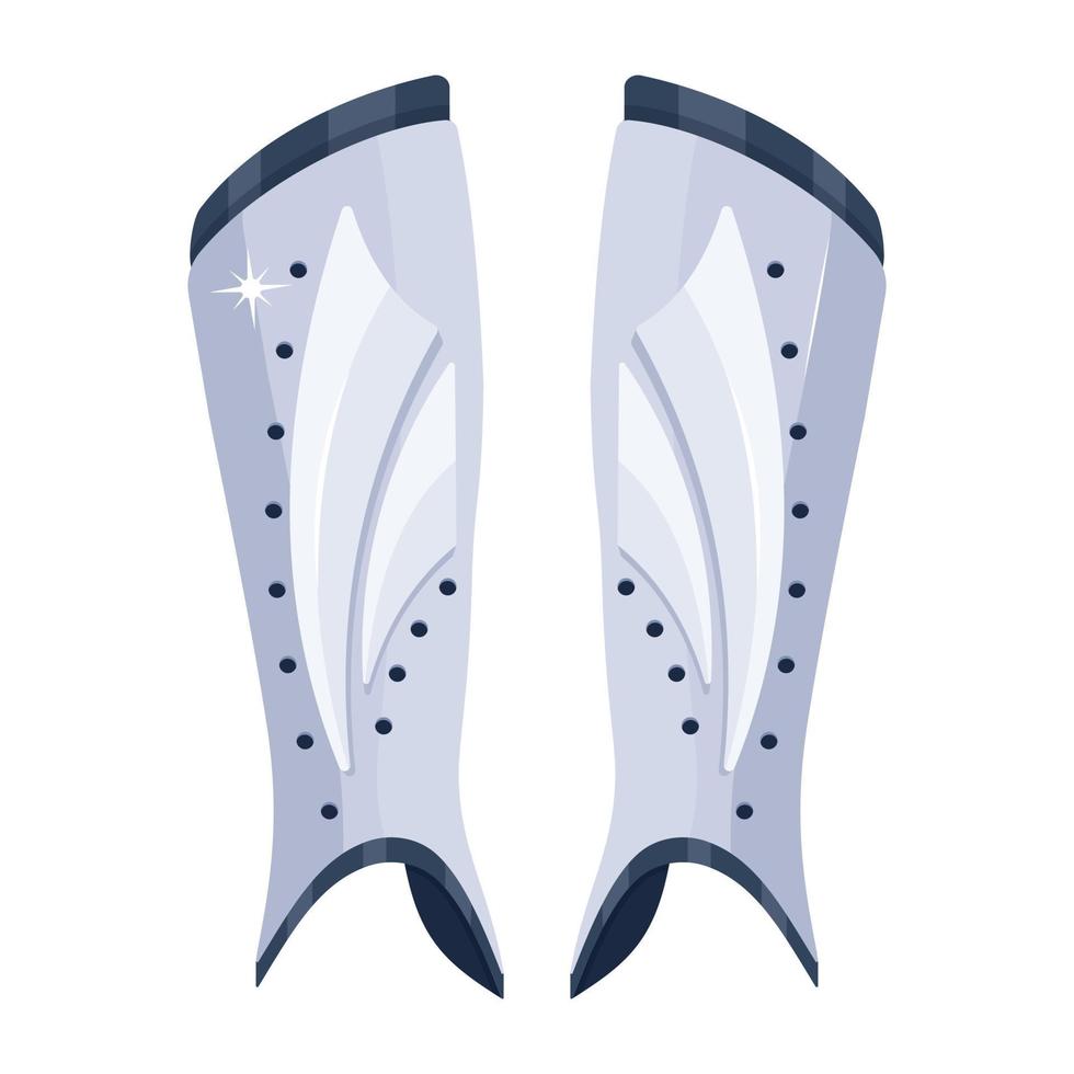 Trendy Shin Guards vector