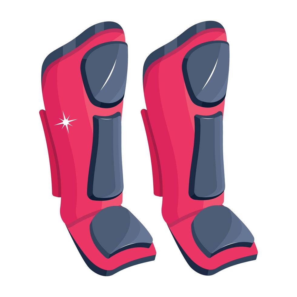 Trendy Shin Pads vector