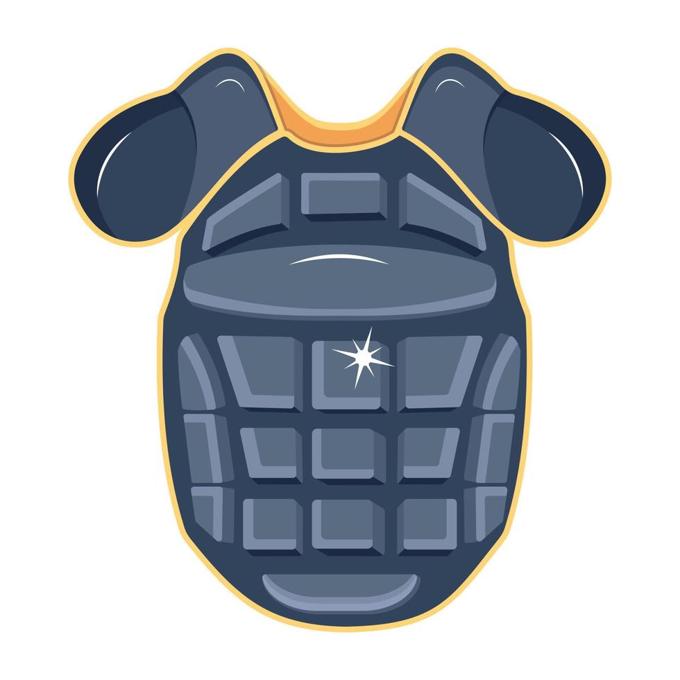 Trendy Chest Guard vector