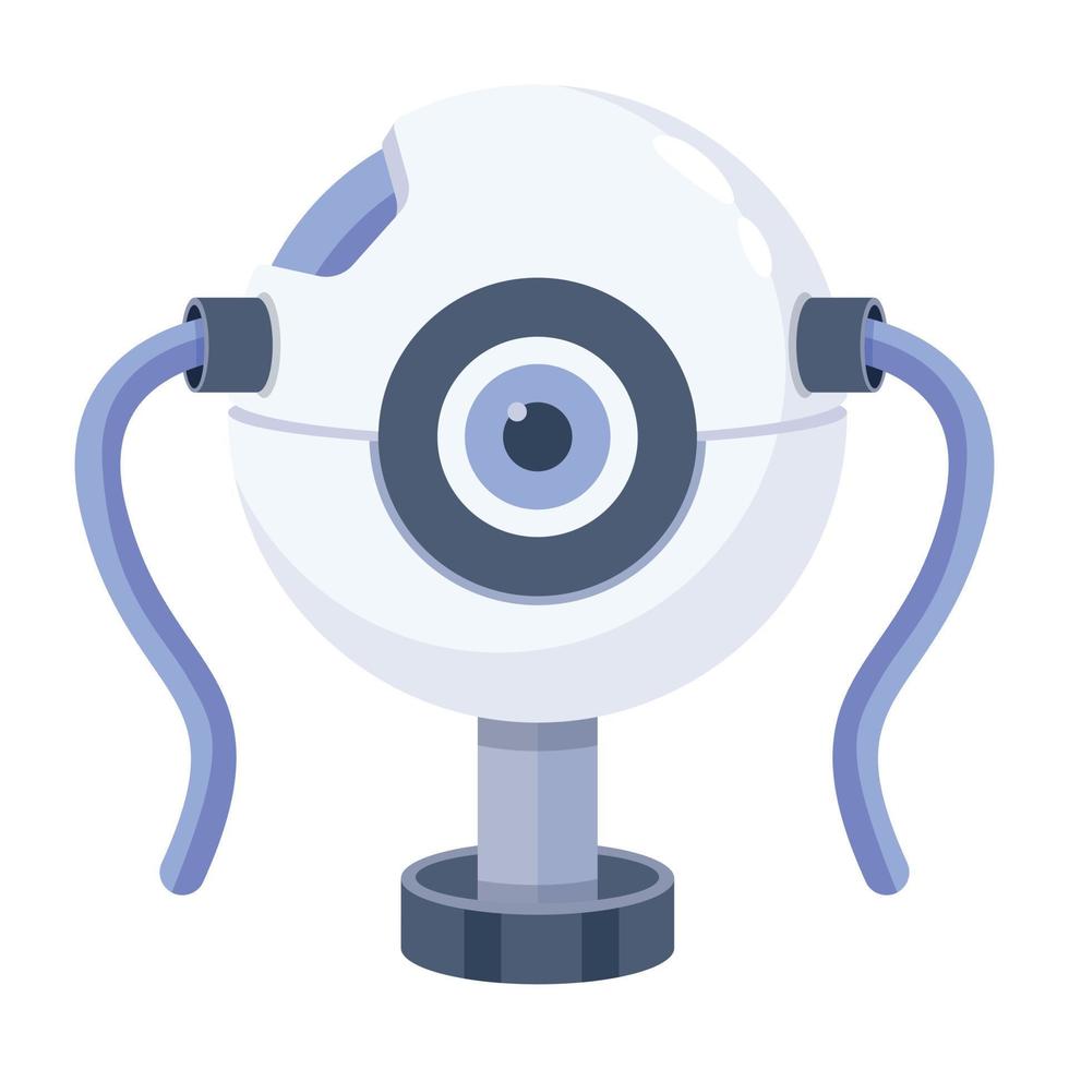 Trendy AI Webcam vector
