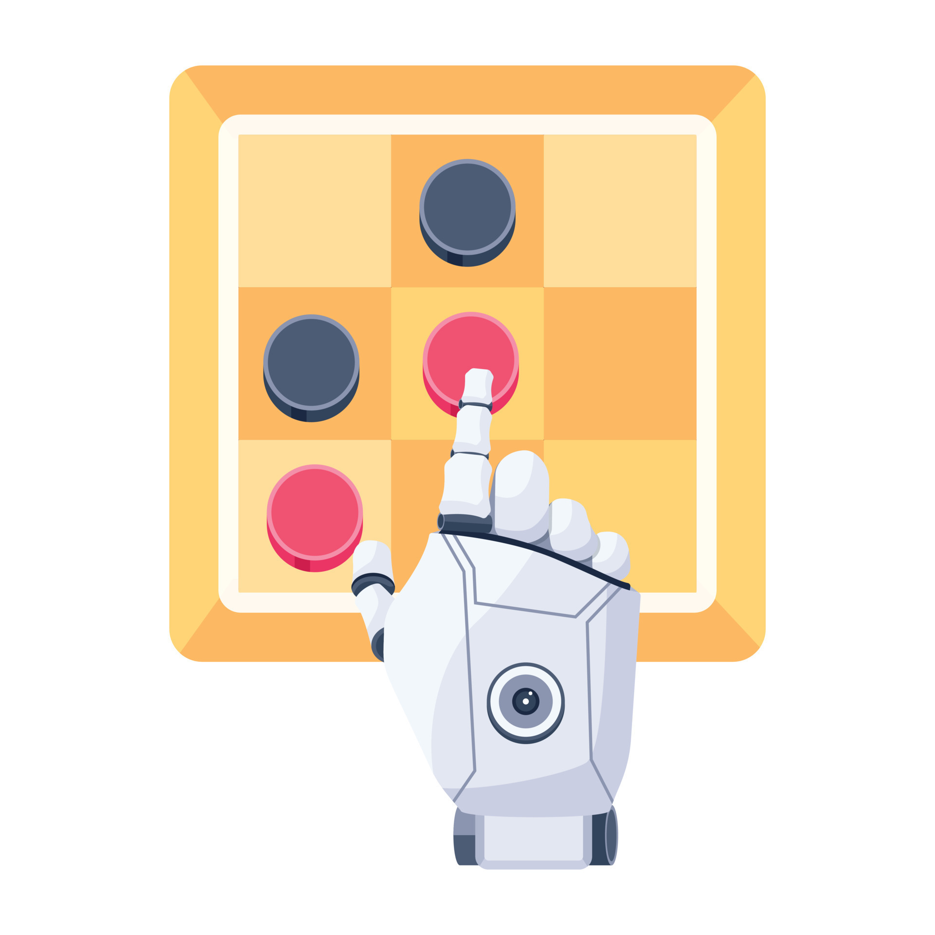 Trendy Robot Checkers 20808248 Vector Art at Vecteezy