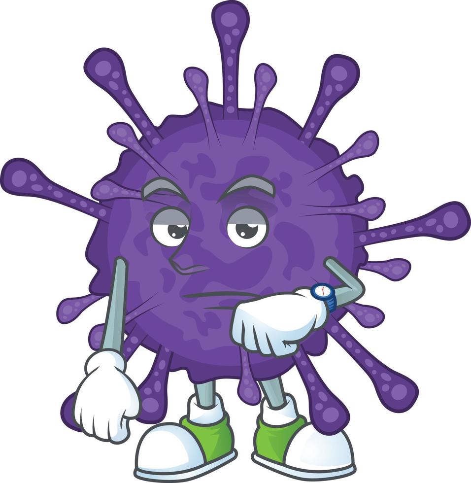A cartoon character of coronavirinae vector