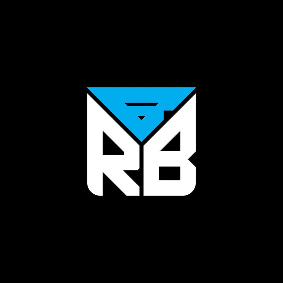 BRB letter logo creative design with vector graphic, BRB simple and modern logo.