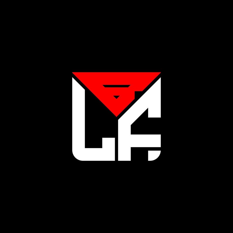 Diseño creativo del logotipo de la letra blf con gráfico vectorial, logotipo simple y moderno de blf. vector