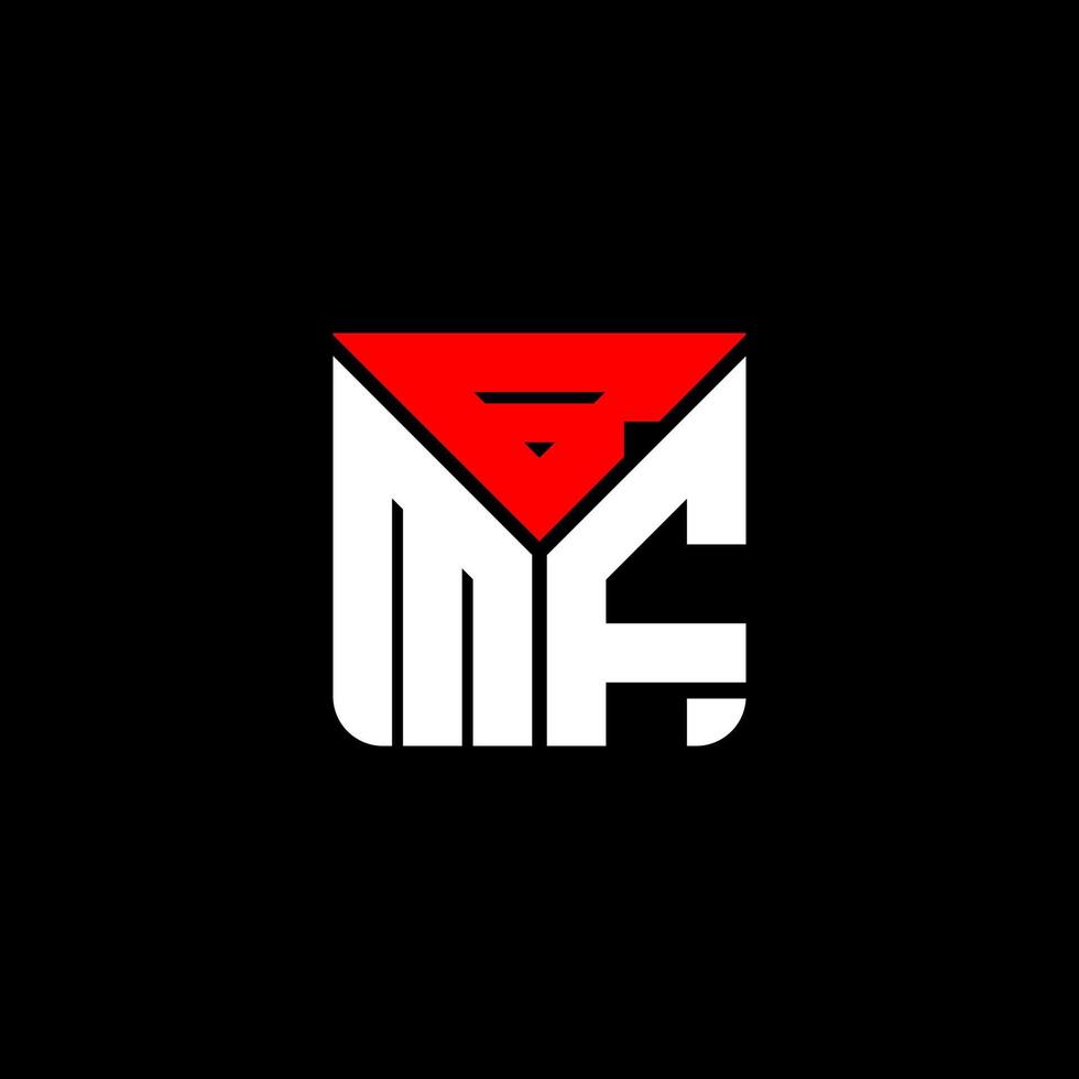 BMF letter logo creative design with vector graphic, BMF simple and modern logo.