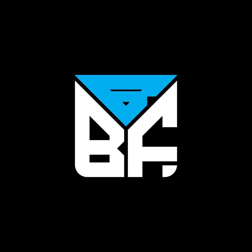 Diseño creativo del logotipo de la letra bbf con gráfico vectorial, logotipo simple y moderno de bbf. vector