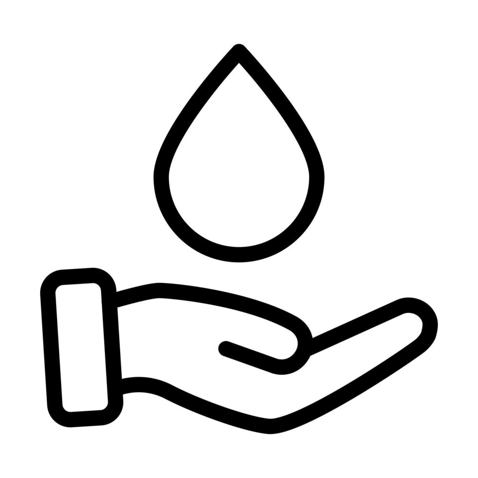 Save Water Icon Design vector