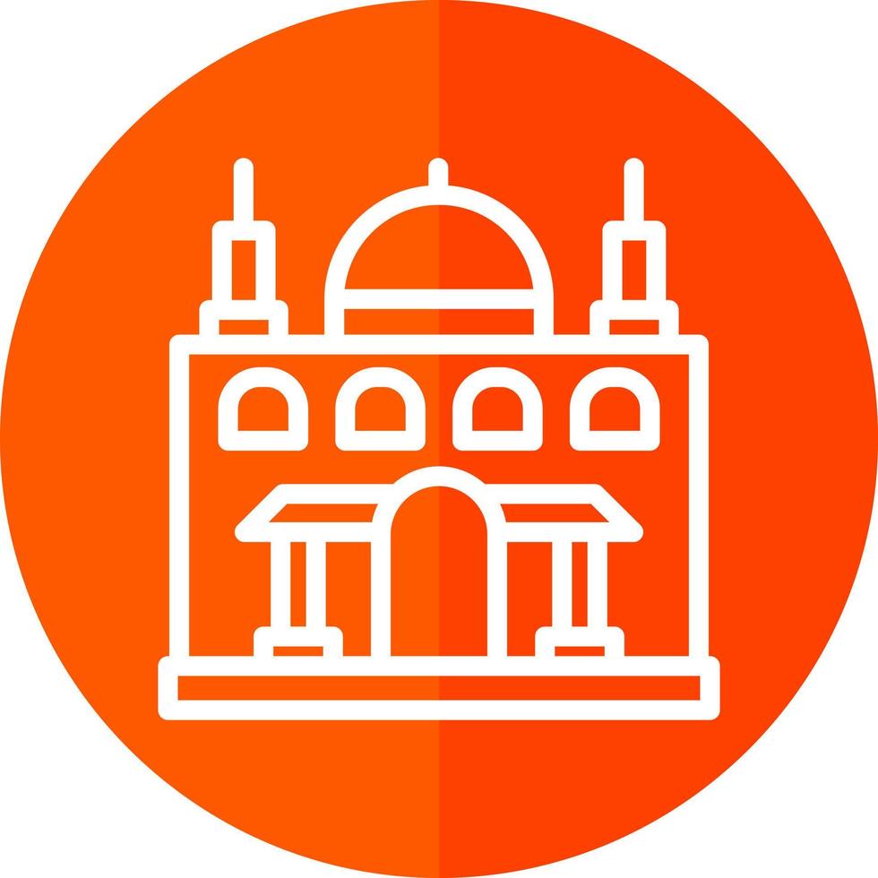 diseño de icono de vector de mezquita