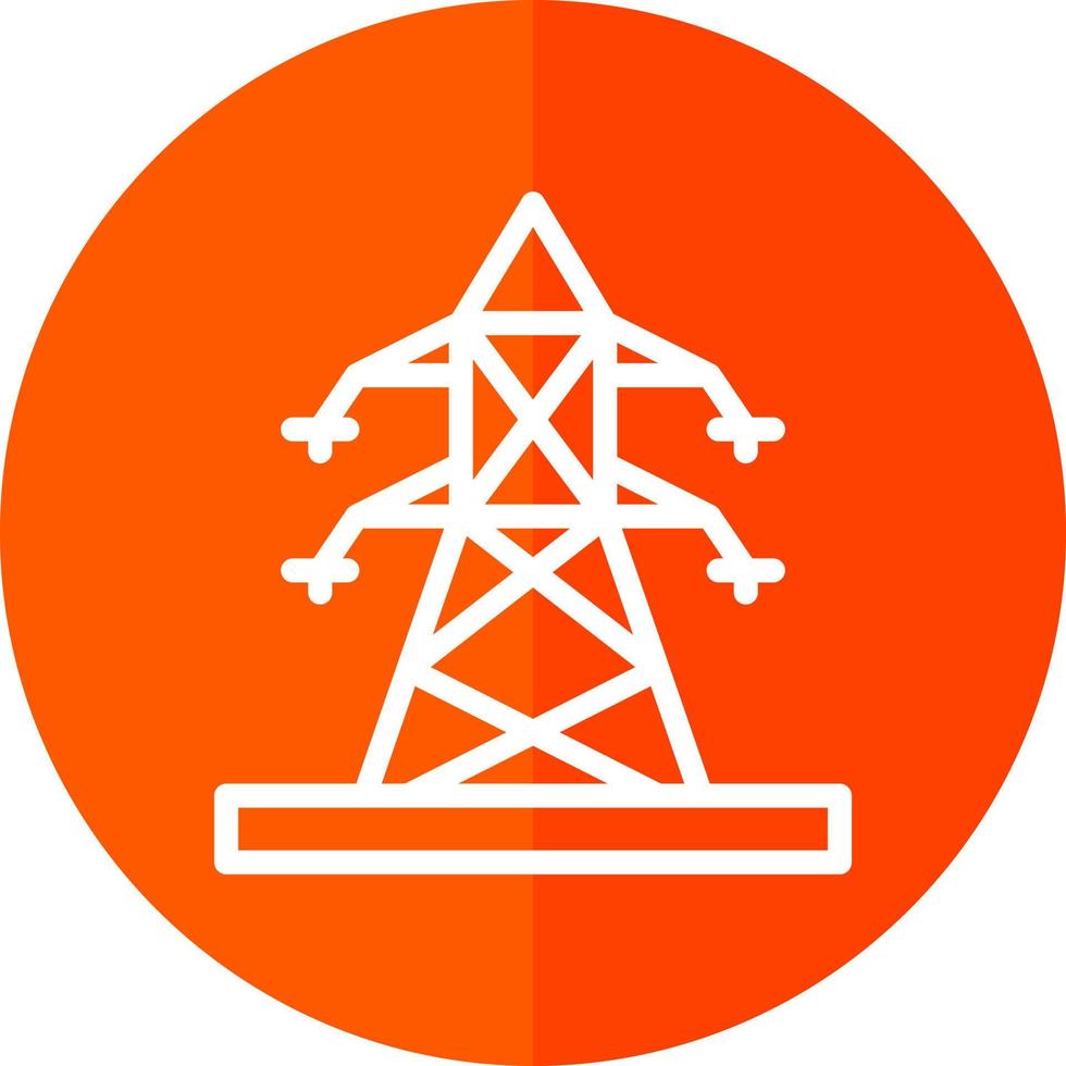 Electric Pole Vector Icon Design