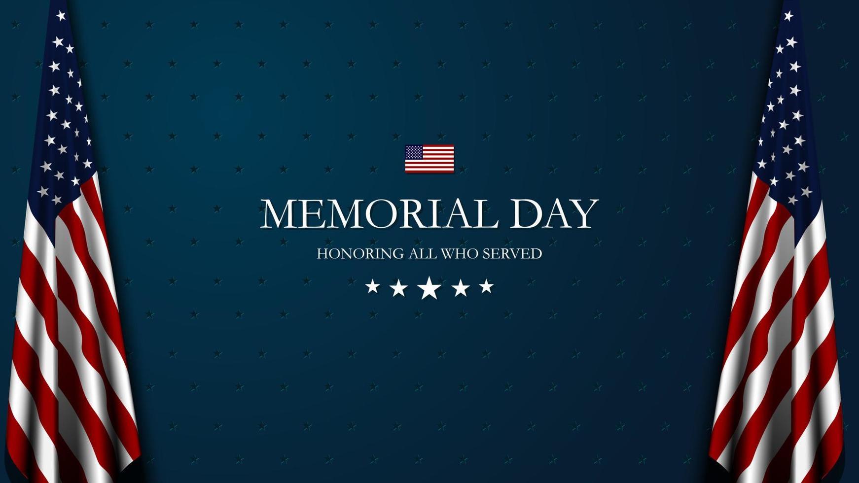 Happy Memorial Day Background Vector Art & Graphics