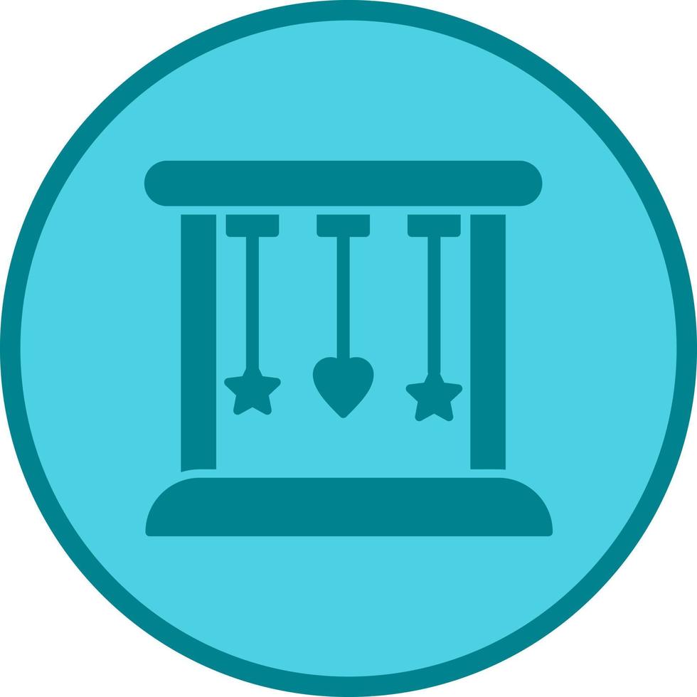 Cradle Glyph Icon vector
