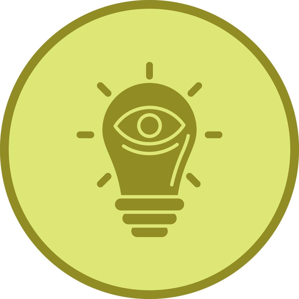 Visionary Glyph Icon vector