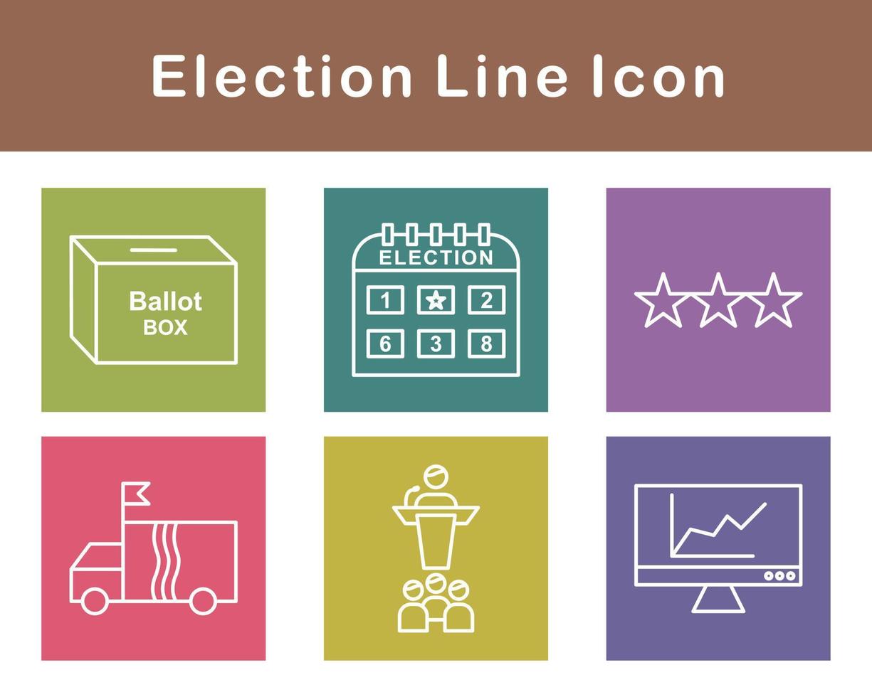 Election Vector Icon Set