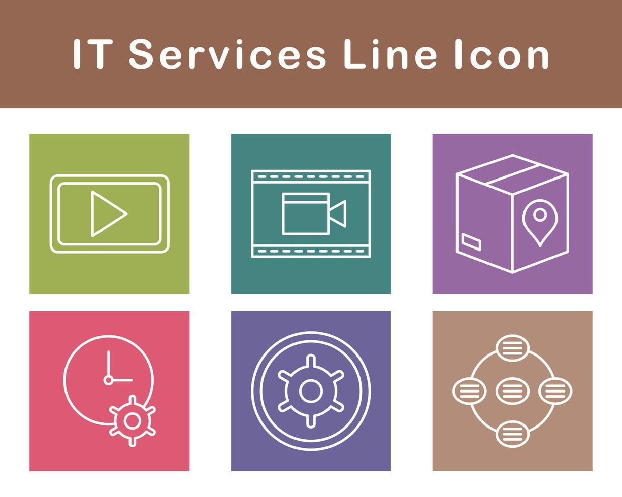 IT Services Vector Icon Set