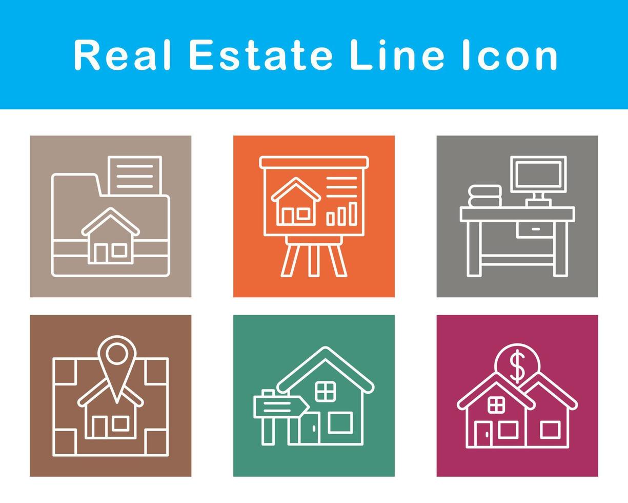 Real Estate Vector Icon Set