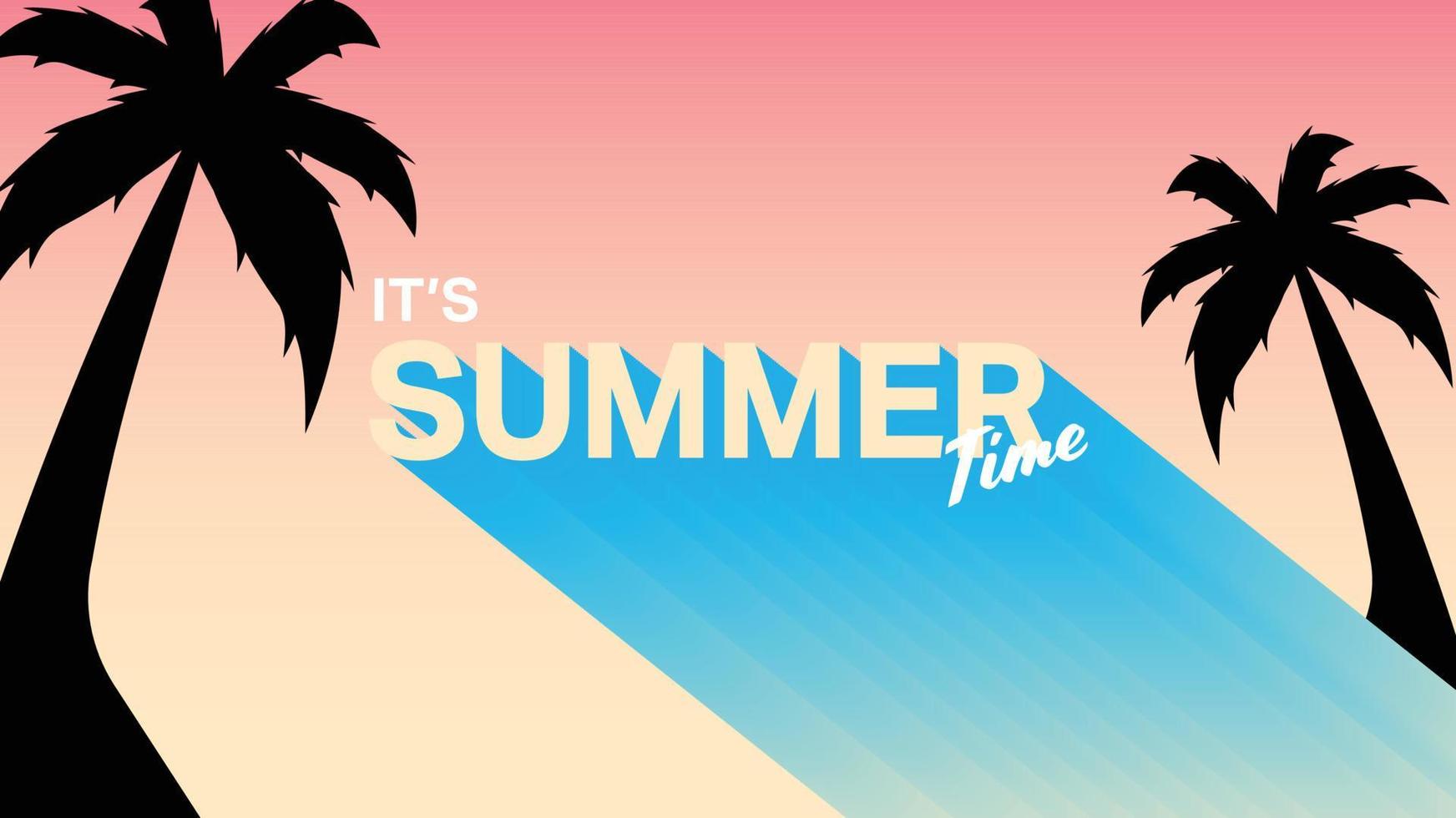 it's summer time wallpaper vector