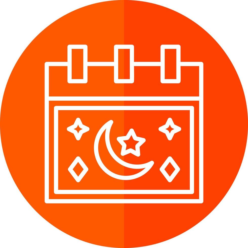 Ramadan Calendar Vector Icon Design