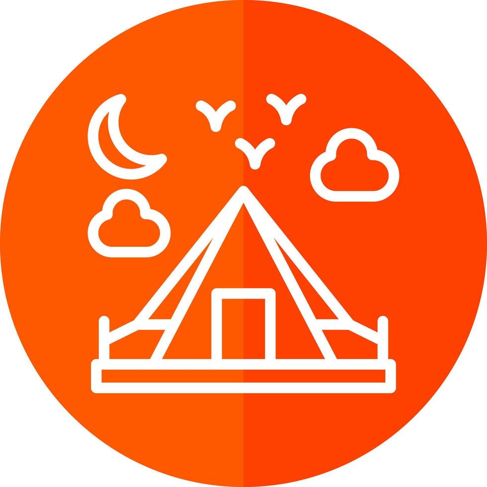 Camping Vector Icon Design