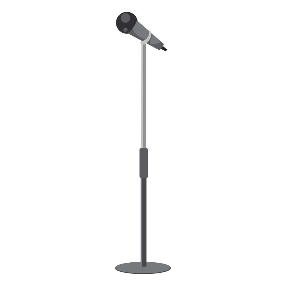 Microphone With Stand 20811680 Vector Art at Vecteezy