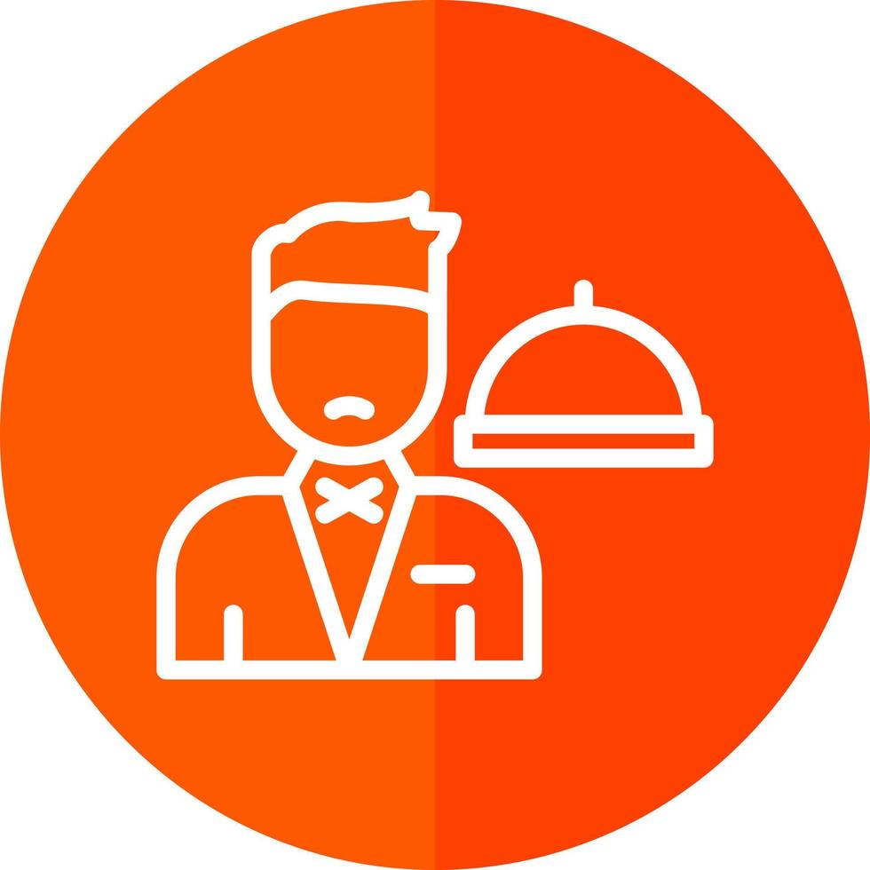 Waiter Vector Icon Design