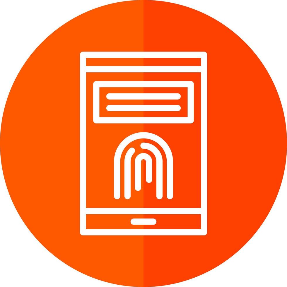 Finger Print Vector Icon Design