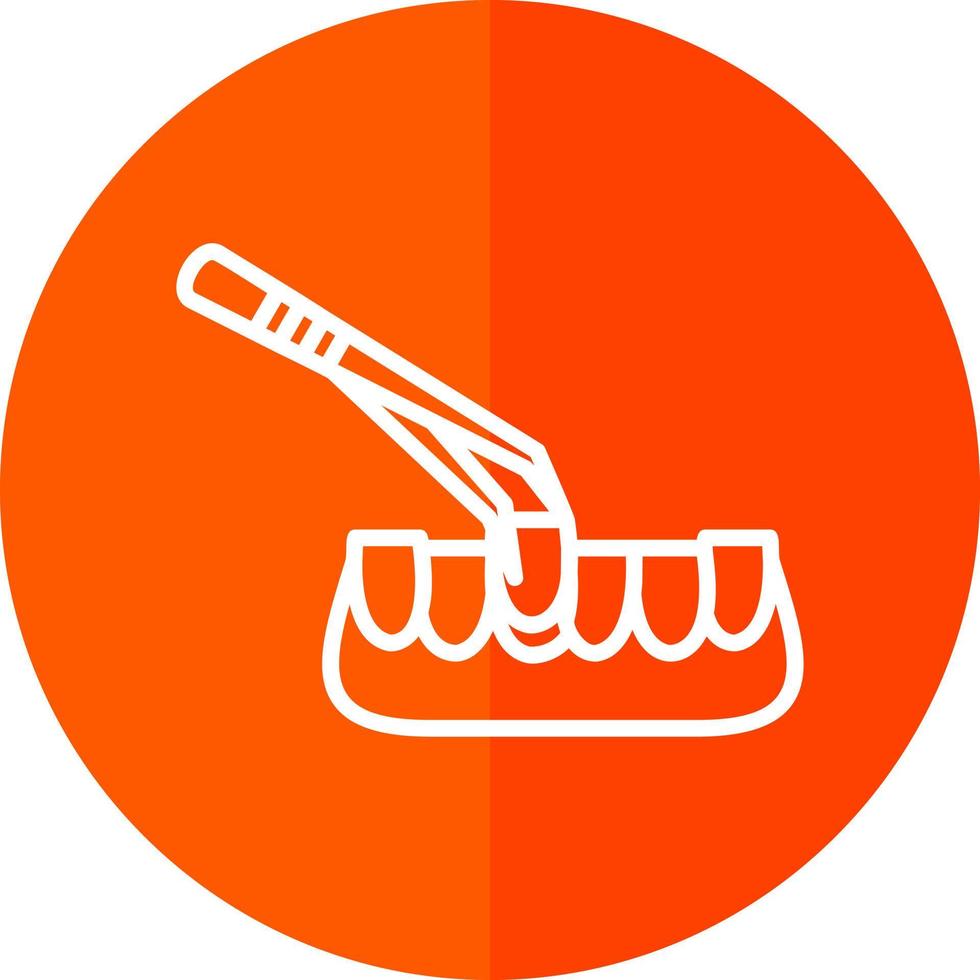 Tooth Extraction Vector Icon Design