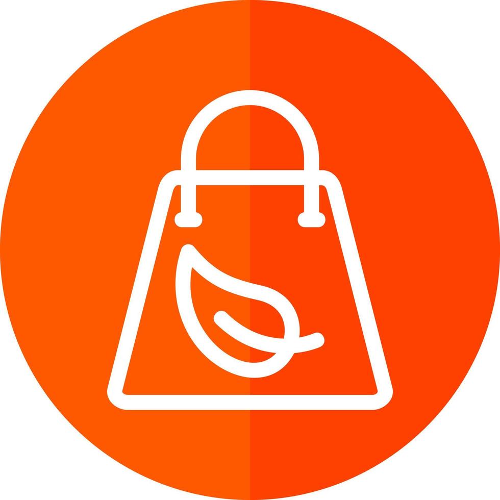 Eco Bag Vector Icon Design