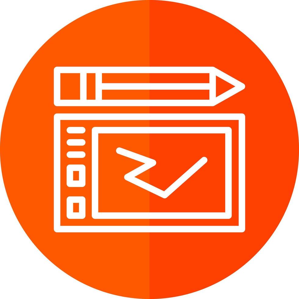 Graphic Tablet Vector Icon Design