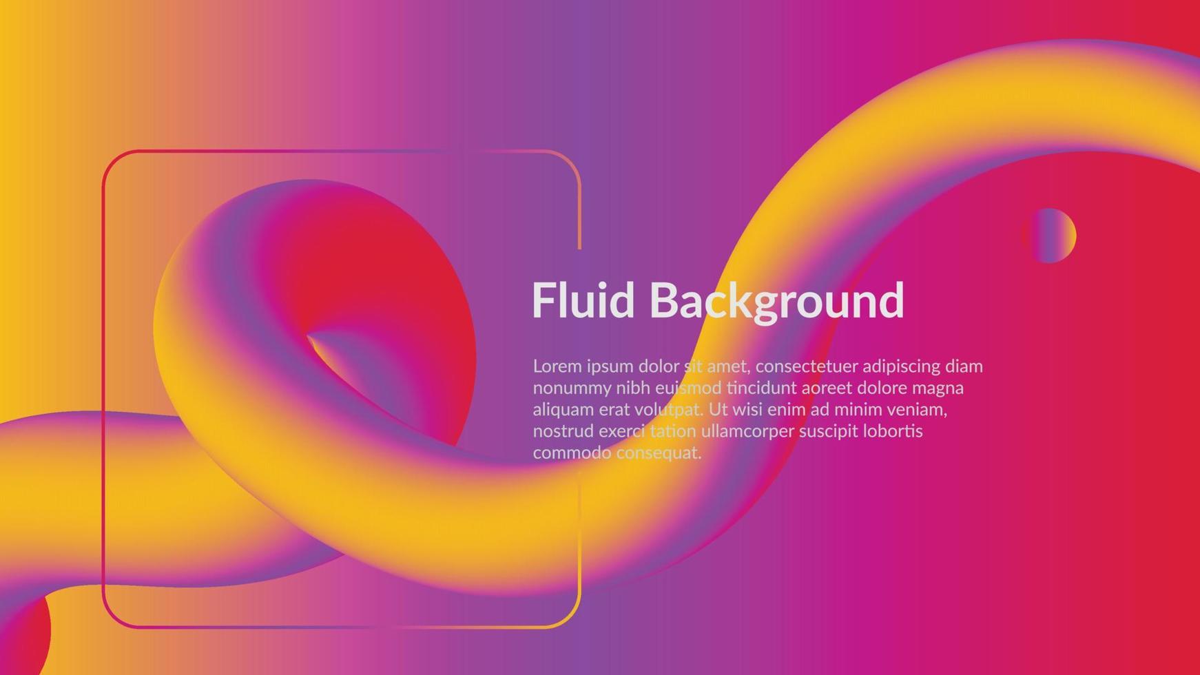 Fluid background vector illustration with liquid shapes. Abstract Shape gradient backgrounds. 3d colorful dynamic fluid background. Applicable for covers, websites, flyers, presentations, banners
