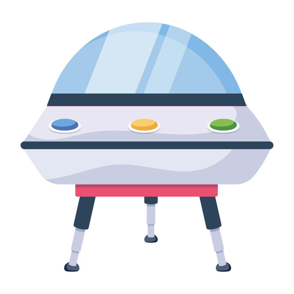 Trendy Space Transport vector
