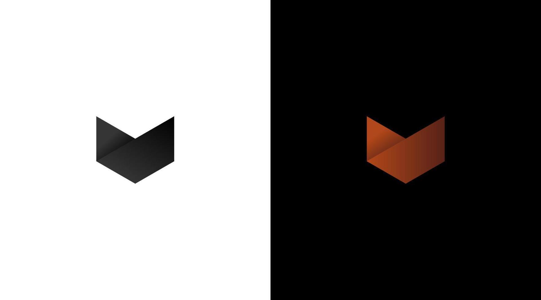 letter v logo chevron vector initial monogram icon style Design template