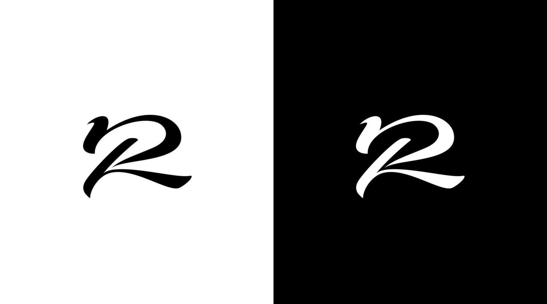 Letter r logo luxury vector monogram icon style Design template