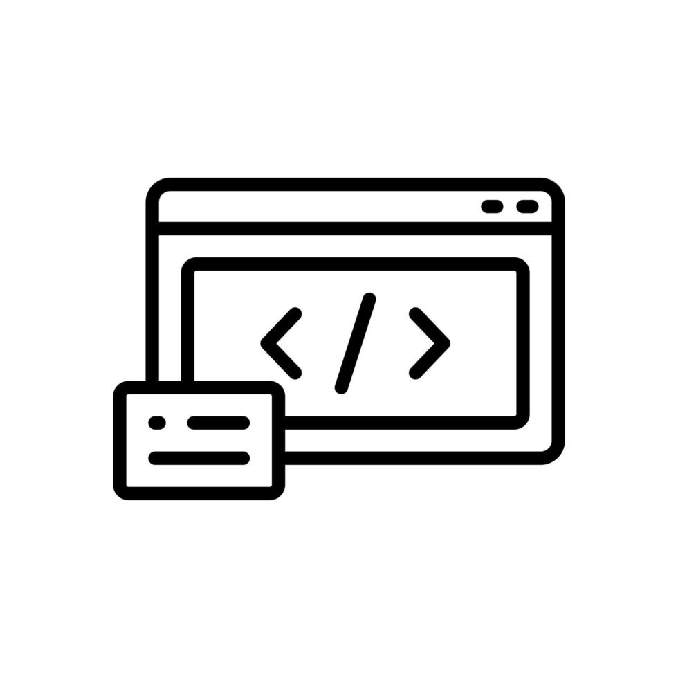 coding icon for your website design, logo, app, UI. 20813297 Vector Art ...