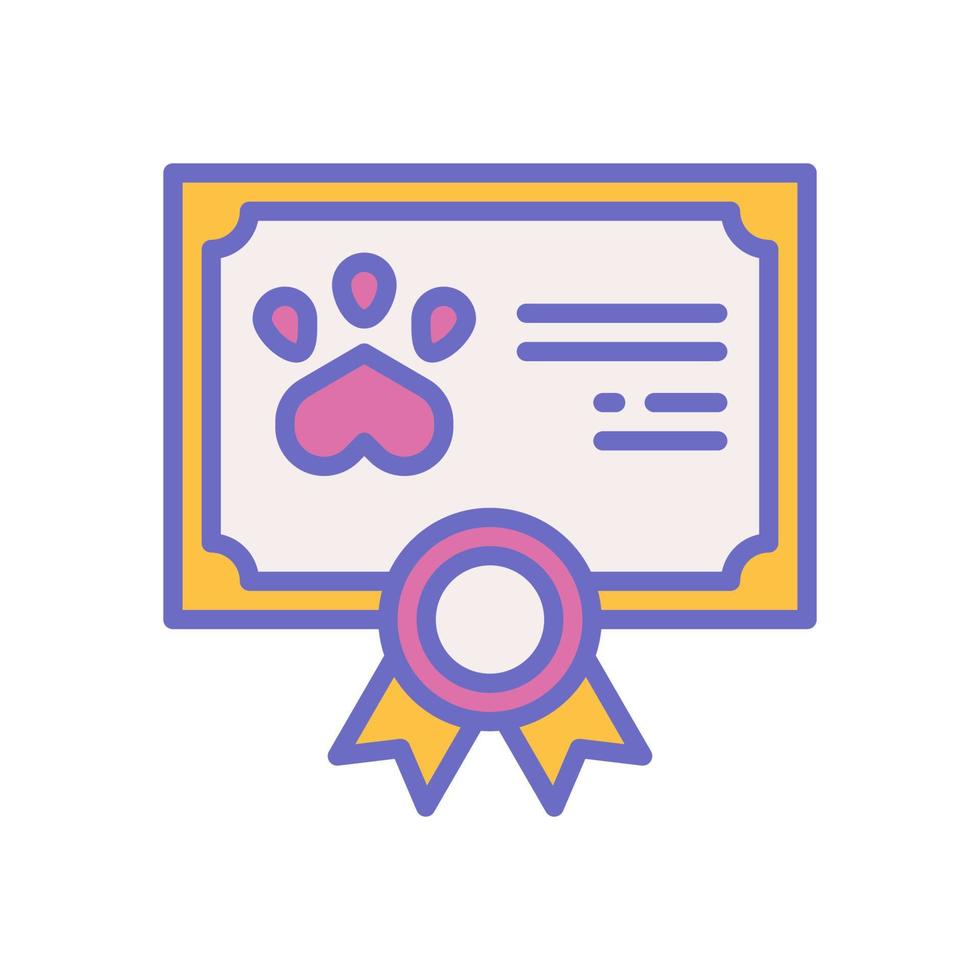 certificate icon for your website design, logo, app, UI. vector