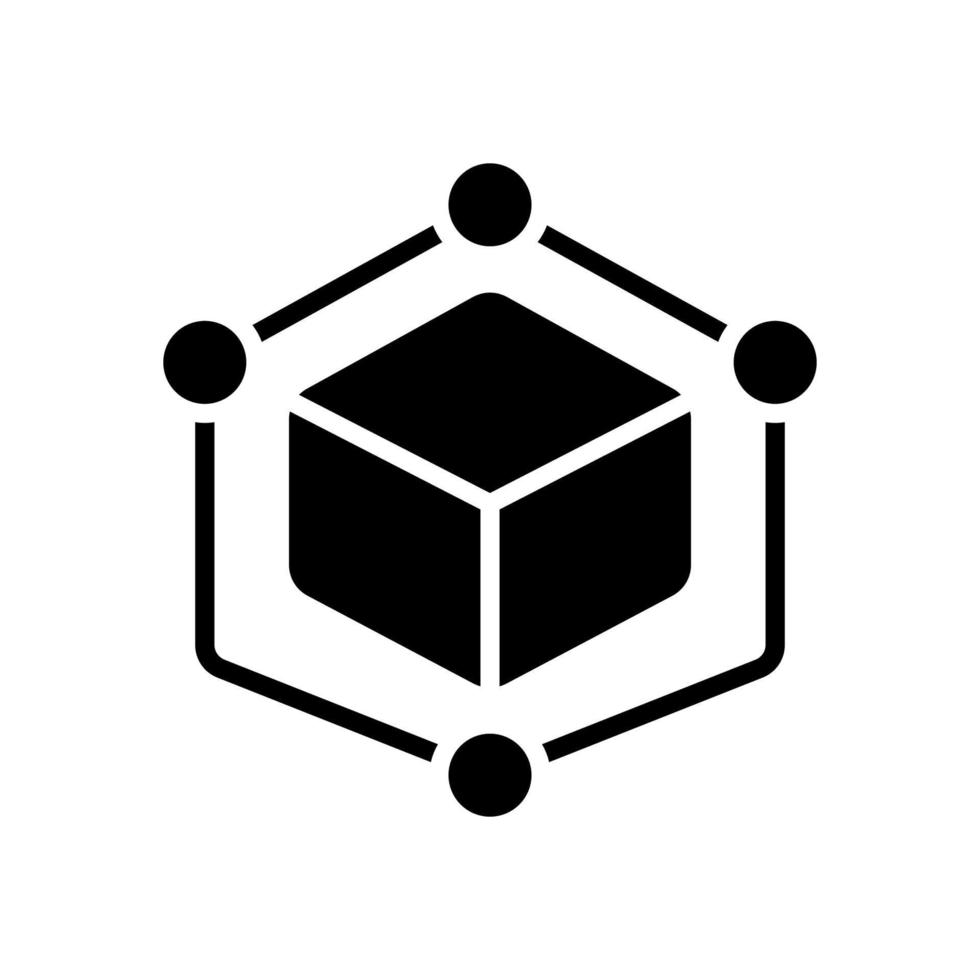 blockchain icon for your website design, logo, app, UI. vector