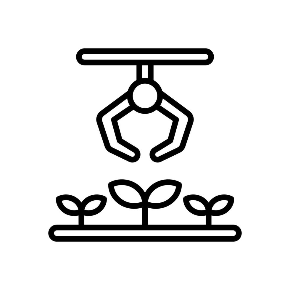 robotic arm icon for your website design, logo, app, UI. vector