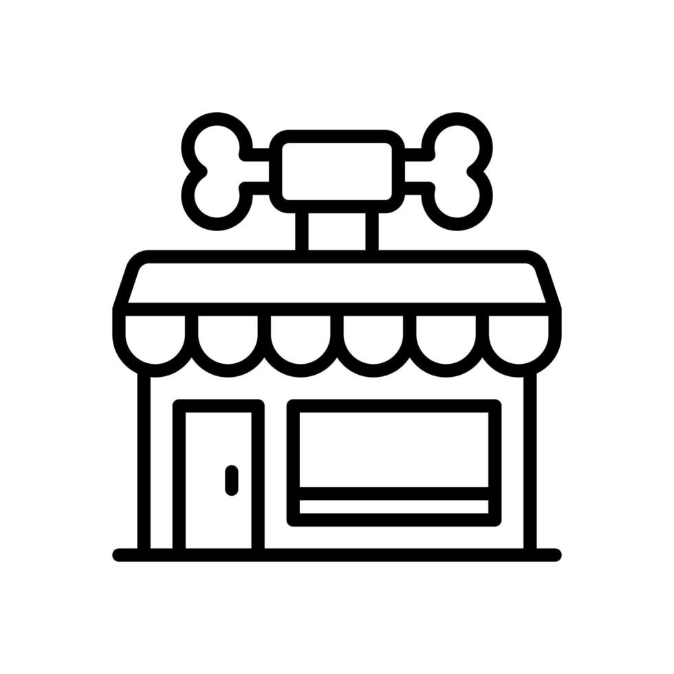 mascota tienda icono para tu sitio web diseño, logo, aplicación, ui vector