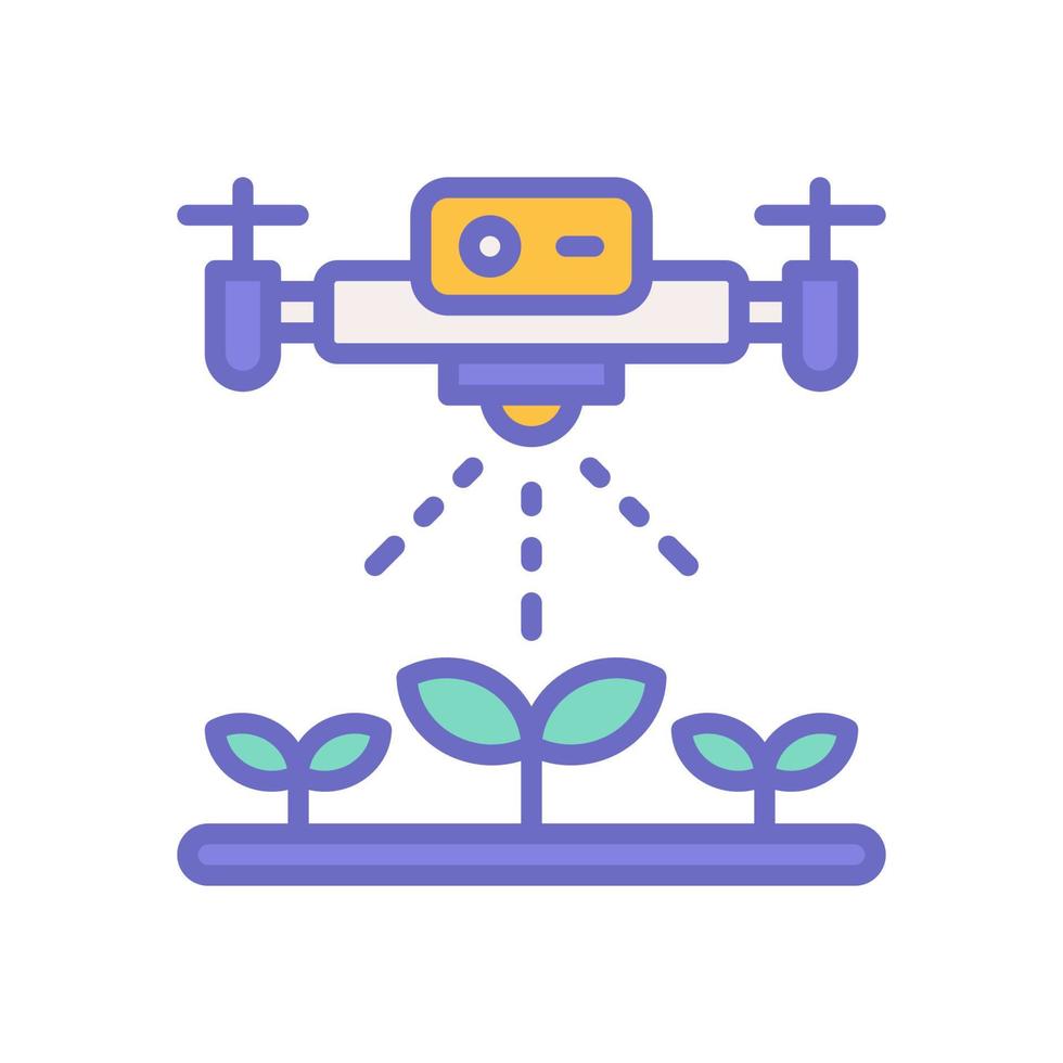 watering drone icon for your website design, logo, app, UI. vector