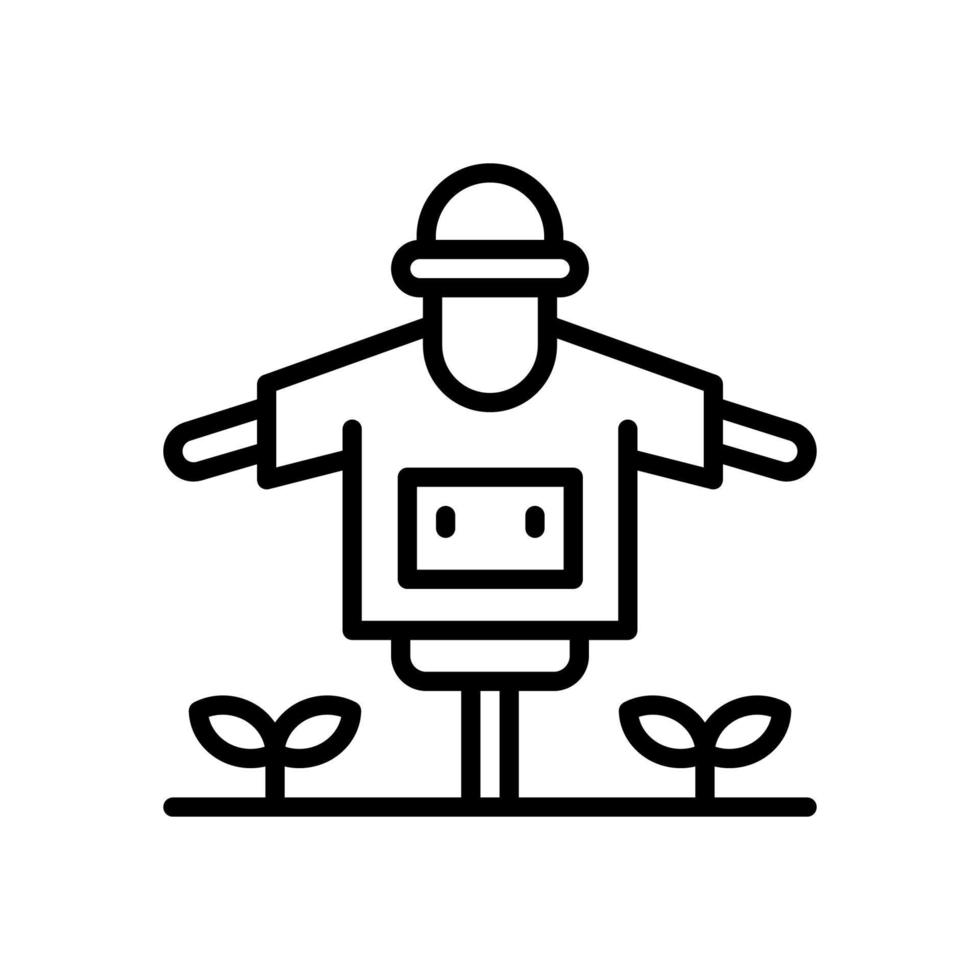 scarecrow icon for your website design, logo, app, UI. vector