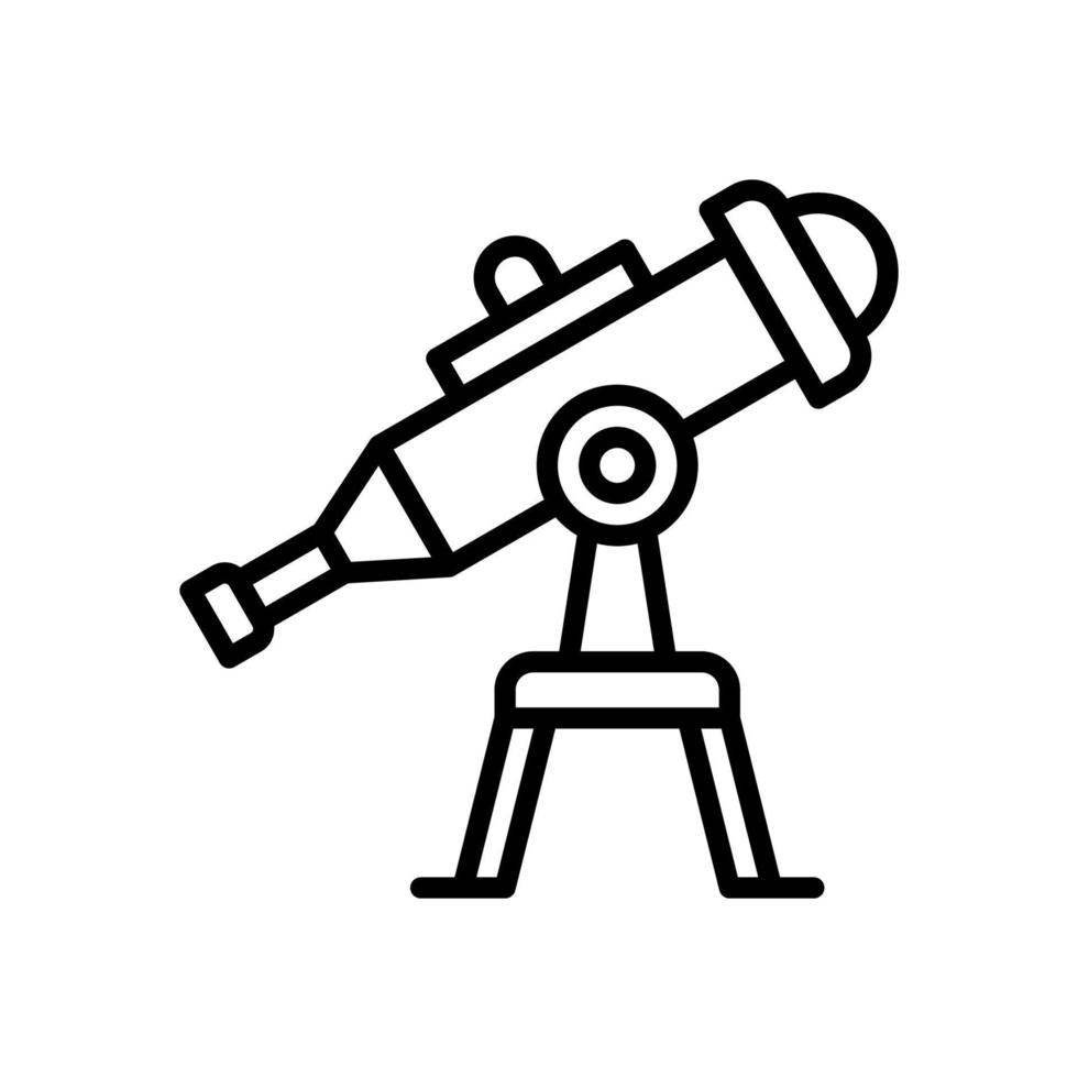 telescope icon for your website design, logo, app, UI. vector