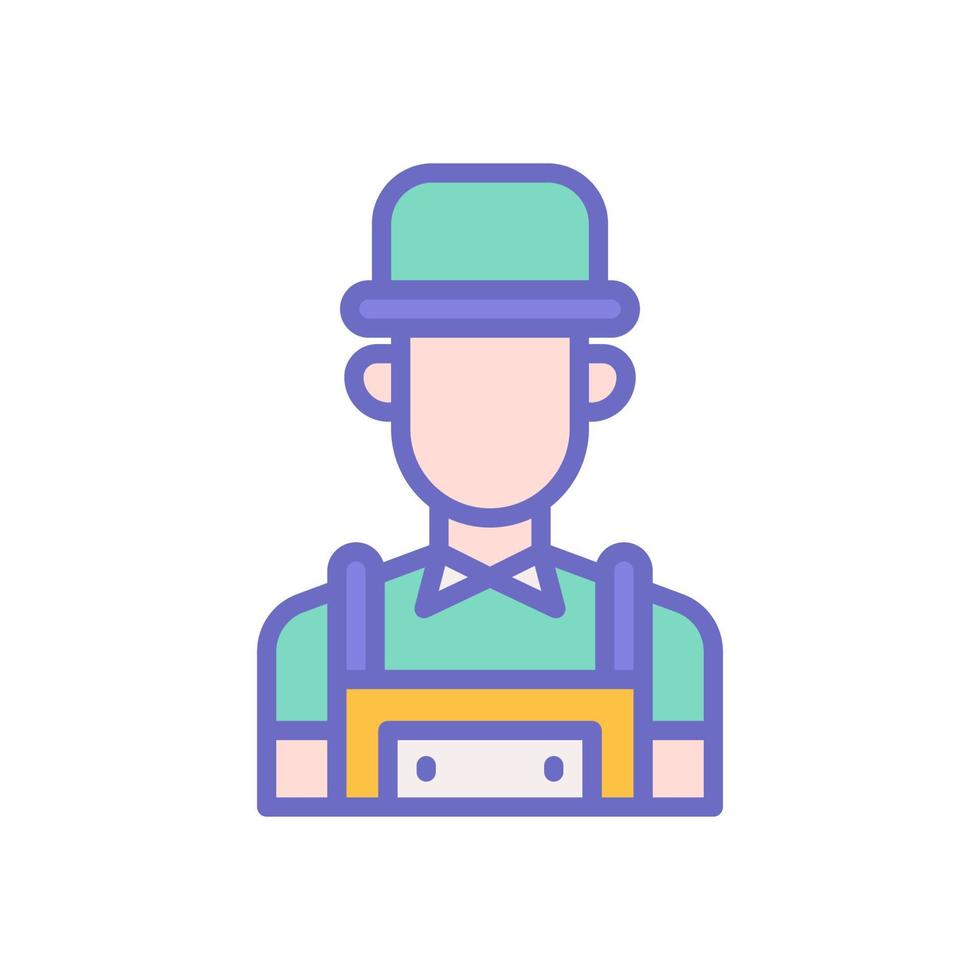 farmer icon for your website design, logo, app, UI. vector