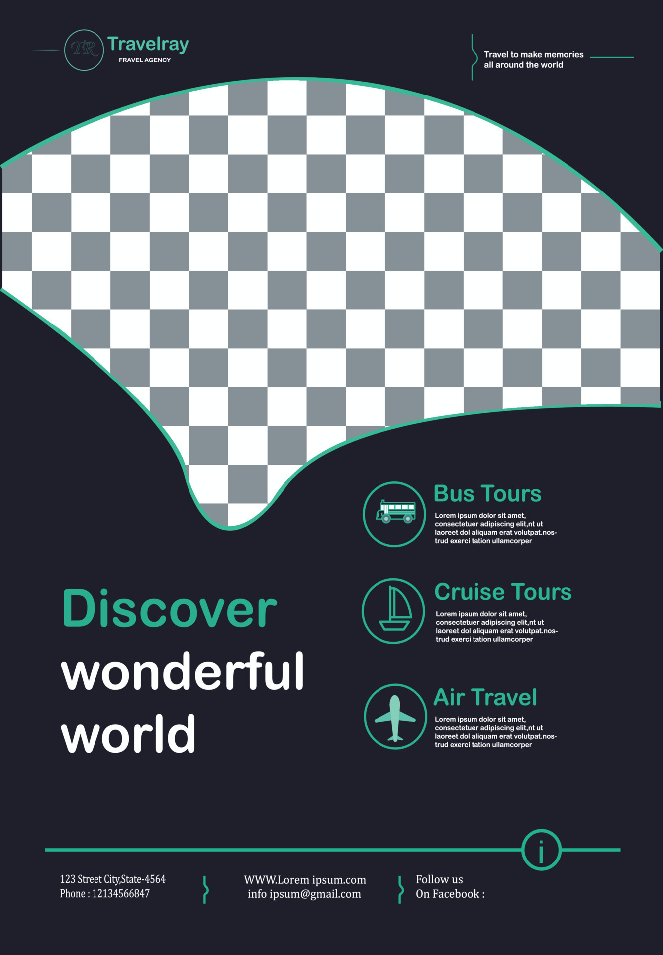 Travel Guide Business flyer design 20813901 Vector Art at Vecteezy