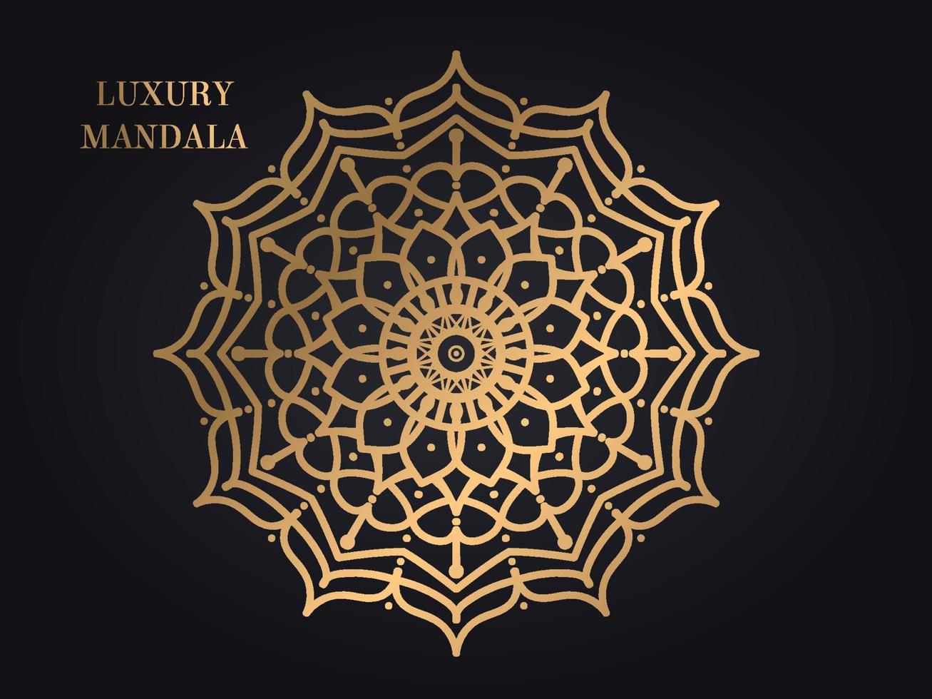 Luxury Spider Mandala vector