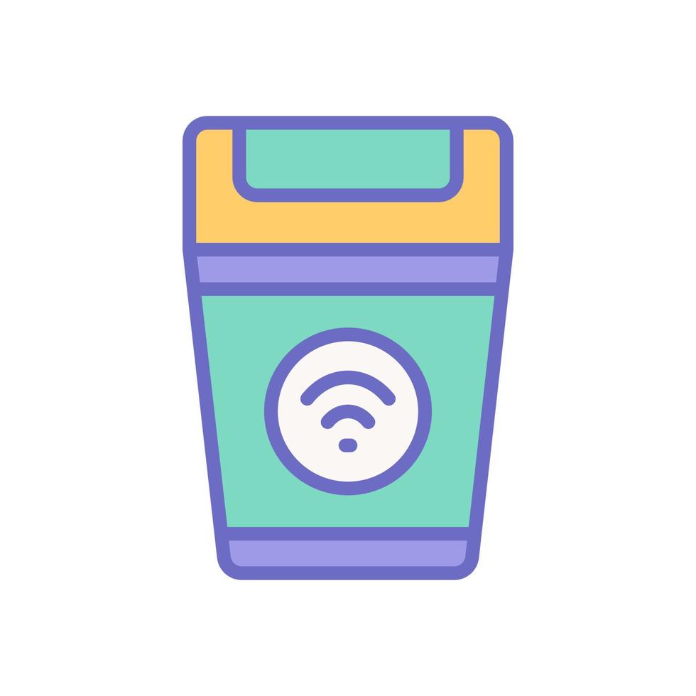 smart trash icon for your website design, logo, app, UI. vector