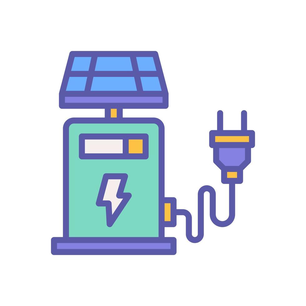 charging station icon for your website, mobile, presentation, and logo design. vector