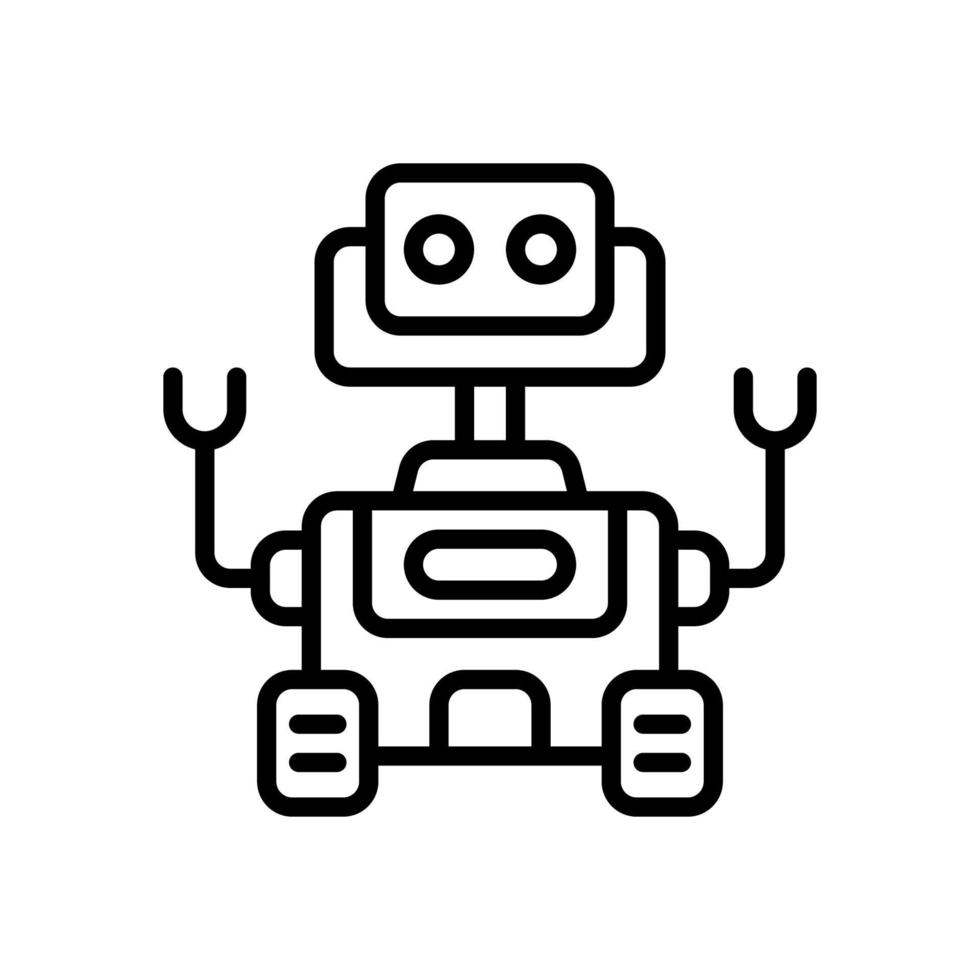 space robot icon for your website design, logo, app, UI. vector