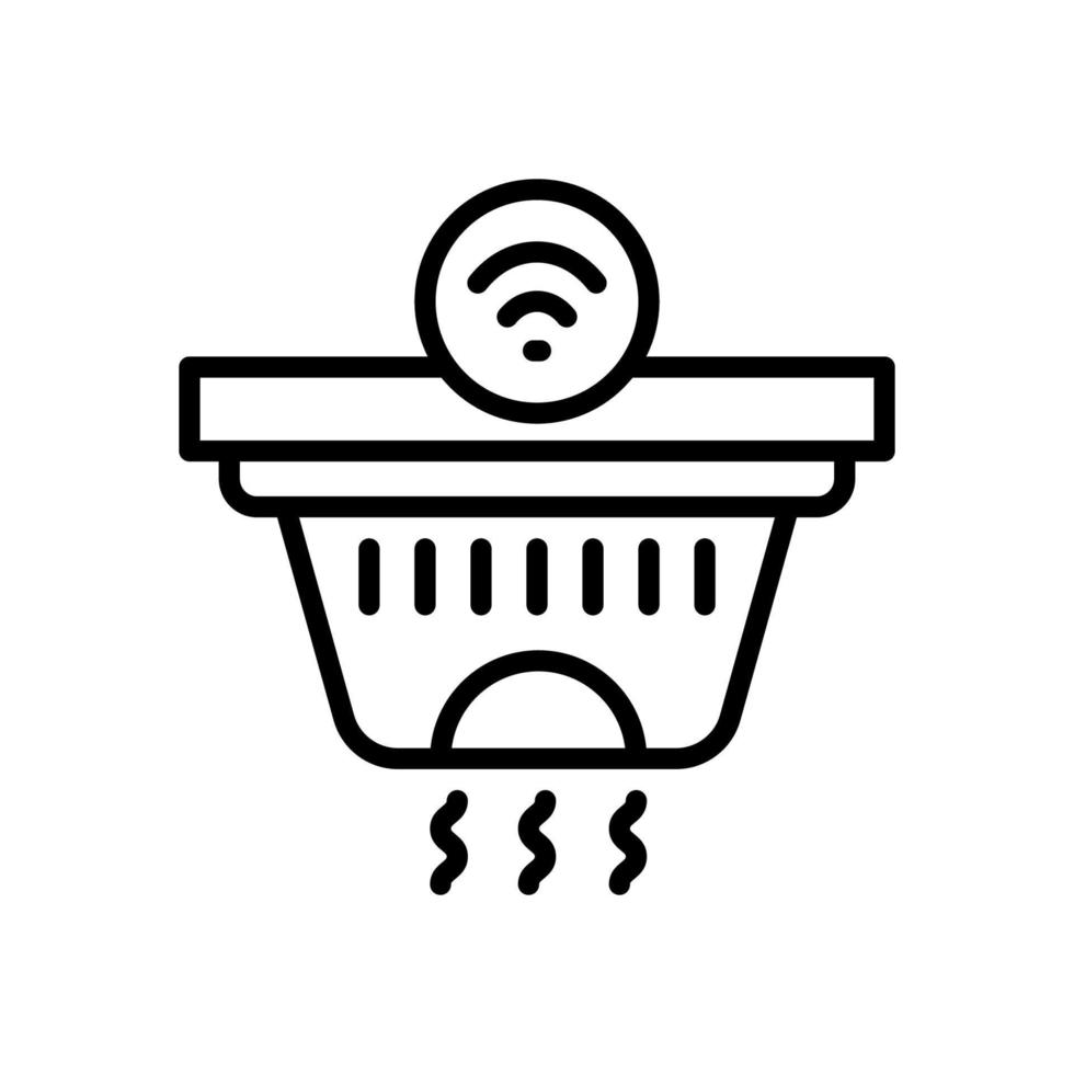 smoke detector icon for your website design, logo, app, UI. vector