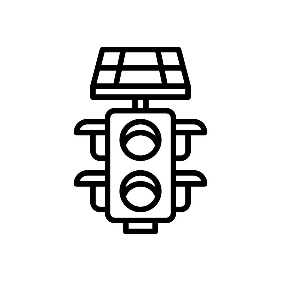 traffic lamp icon for your website, mobile, presentation, and logo design. vector