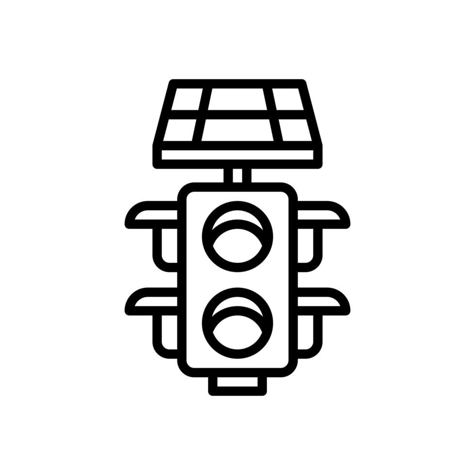 traffic lamp icon for your website, mobile, presentation, and logo design. vector