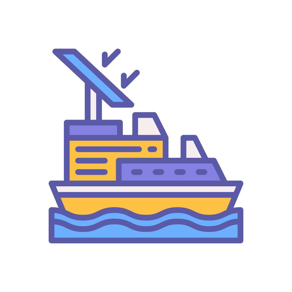 ship icon for your website, mobile, presentation, and logo design. vector